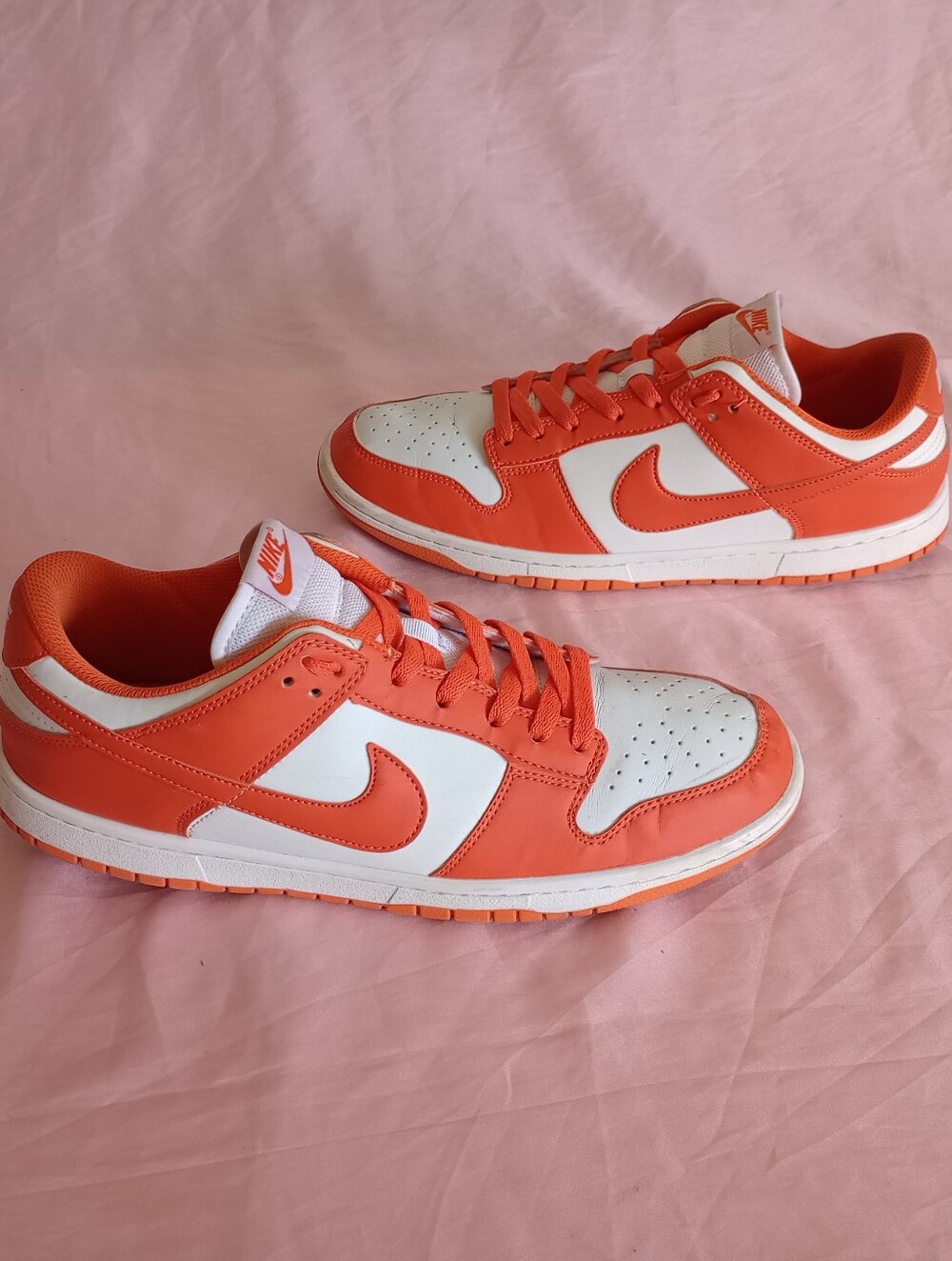 Size 12 - Men’s Nike Dunk Low Syracuse Orange White CU1726-101 Sneaker
